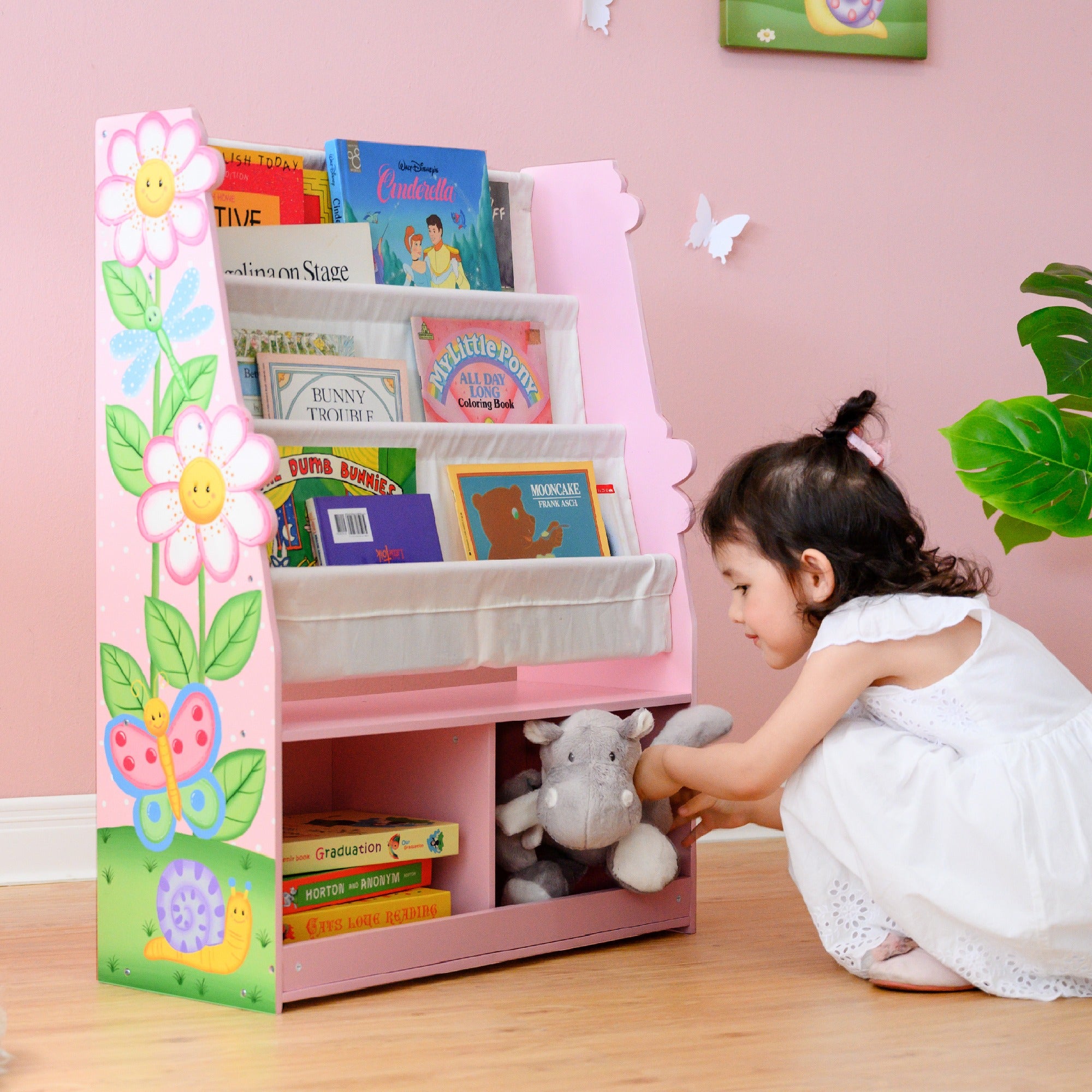 Fantasy Fields Magic Garden Kids Wooden Bookcase & Storage Multi TD-13410MG