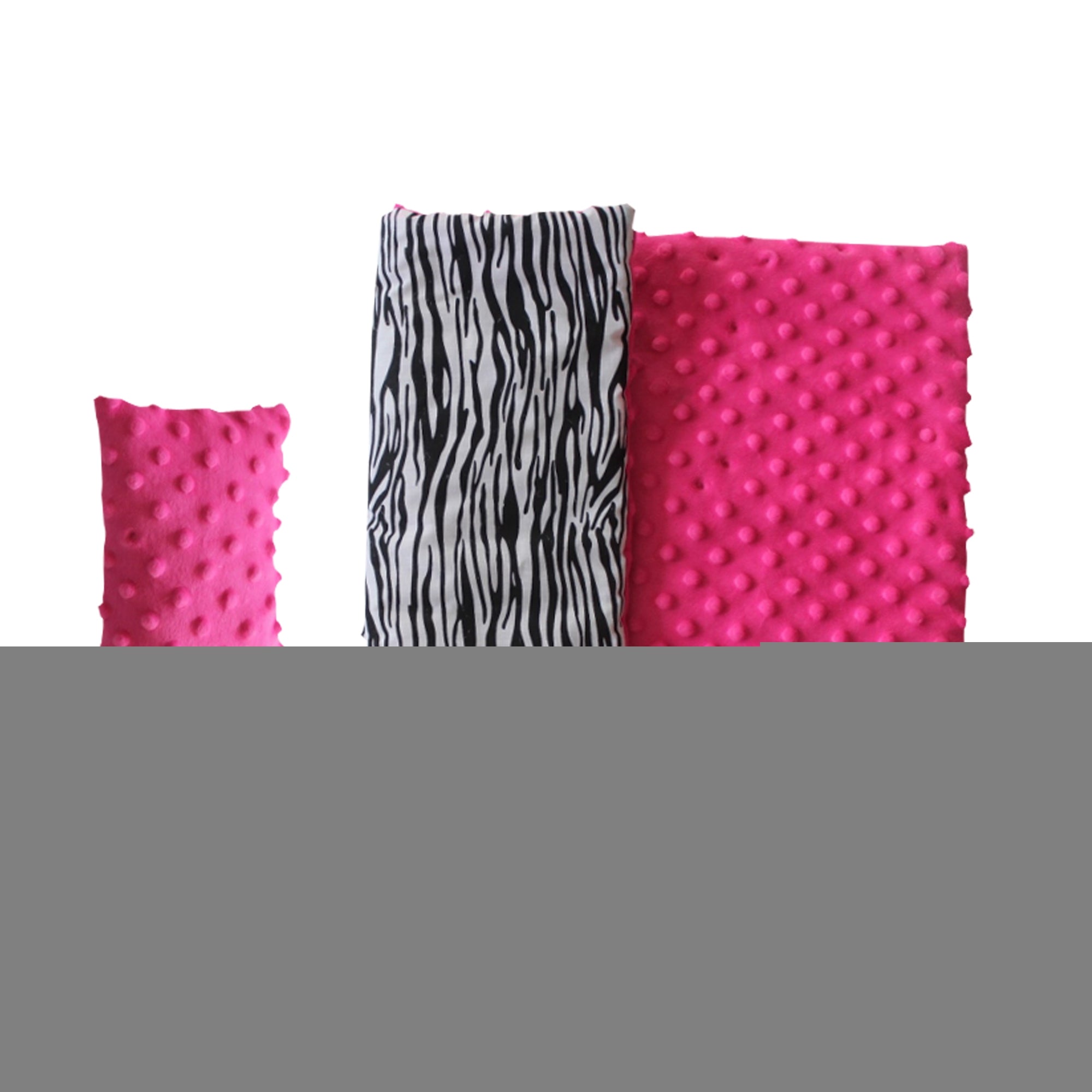 Olivia's Little World Doll Single Bed Pink Bedding Set Zebra Prints TD-11929-1E