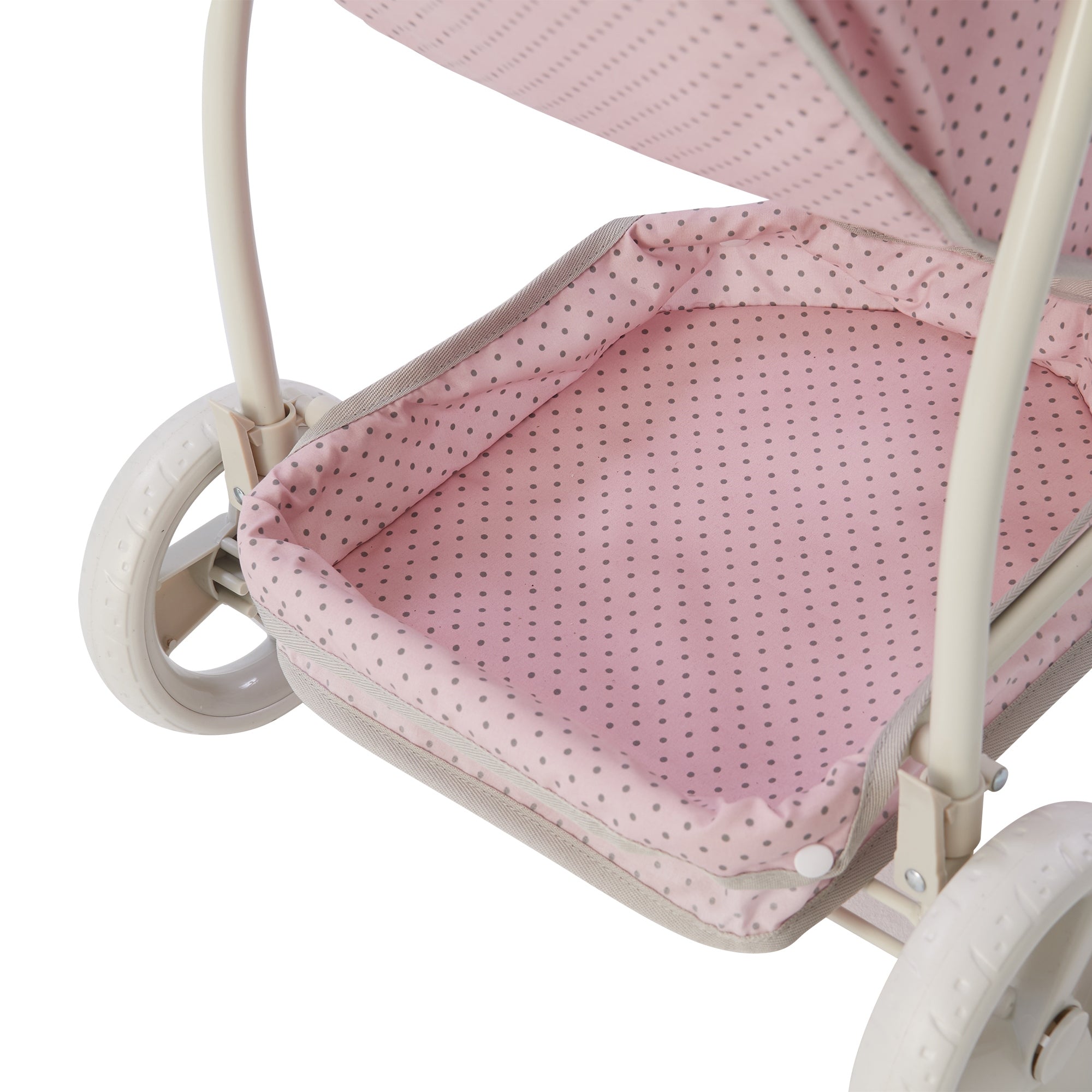 Olivia's Little World Dolls Pink Pram Stroller Pushchair For Baby Dolls OL-00009
