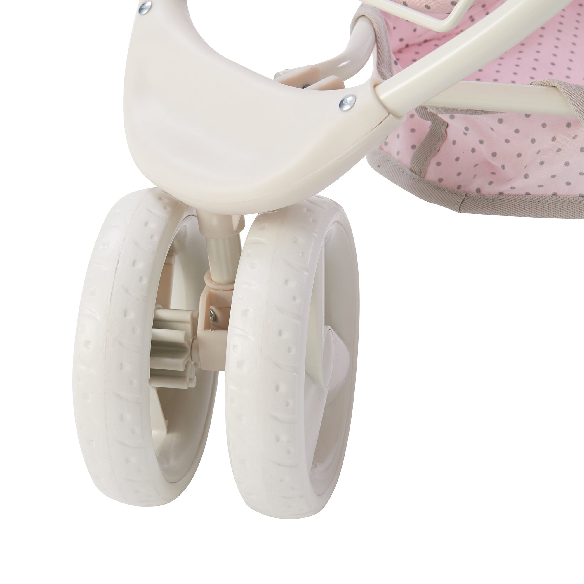 Olivia's Little World Dolls Pink Pram Stroller Pushchair For Baby Dolls OL-00009