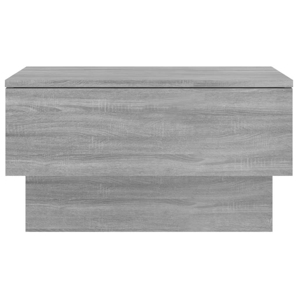 Wall-mounted Bedside Cabinet Grey Sonoma