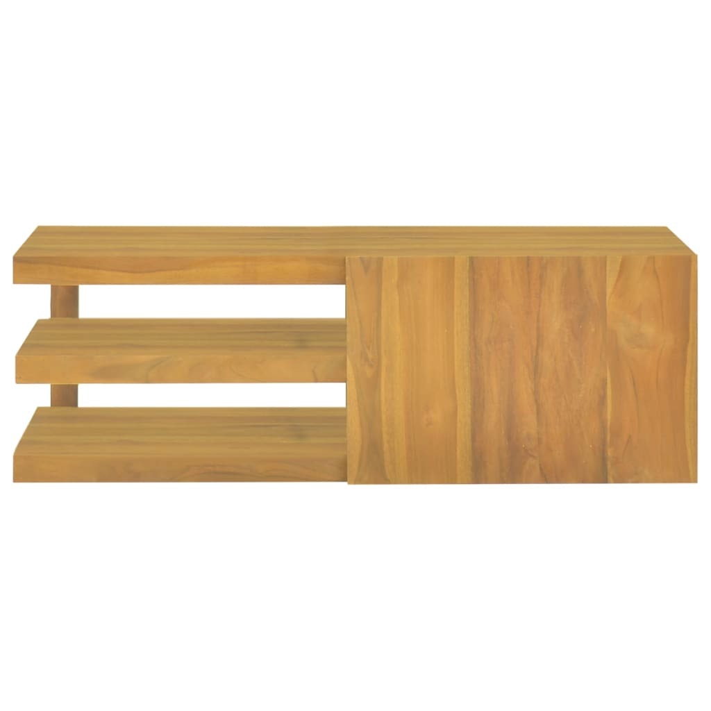 Wall-mounted Bathroom Cabinet 90x40x30 cm Solid Wood Teak