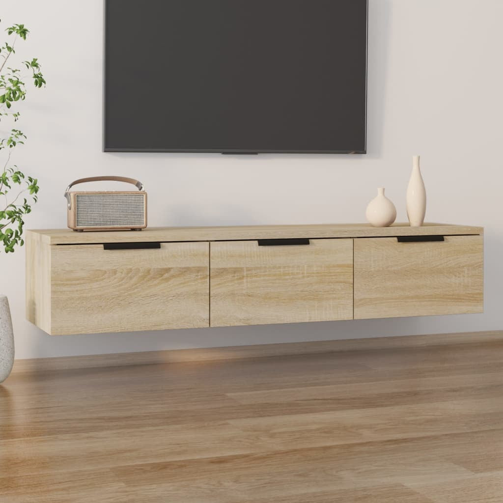 Wall Cabinet Sonoma Oak 102x30x20 cm Engineered Wood