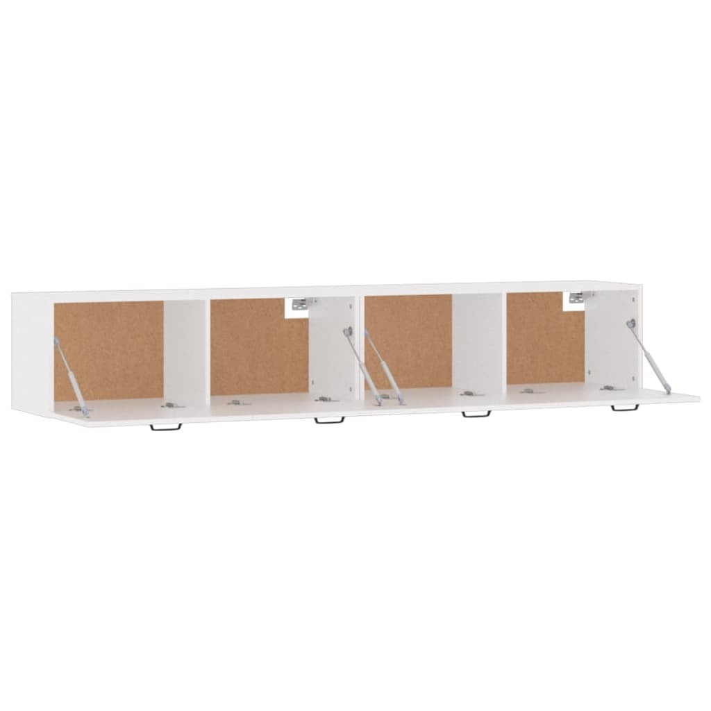 Wall Cabinets 2 pcs White 100x36.5x35 cm Engineered Wood