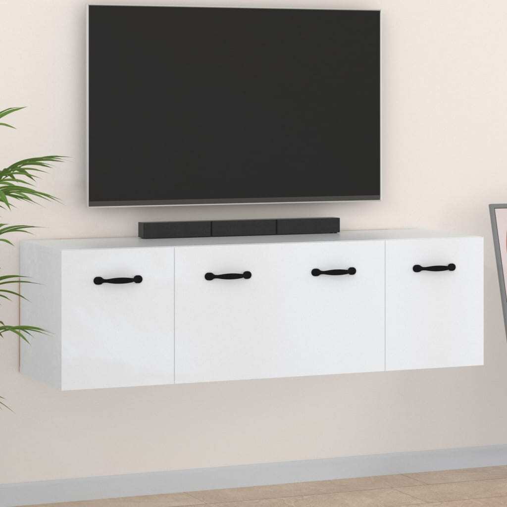 Wall Cabinets 2 pcs White 80x35x36.5 cm Engineered Wood