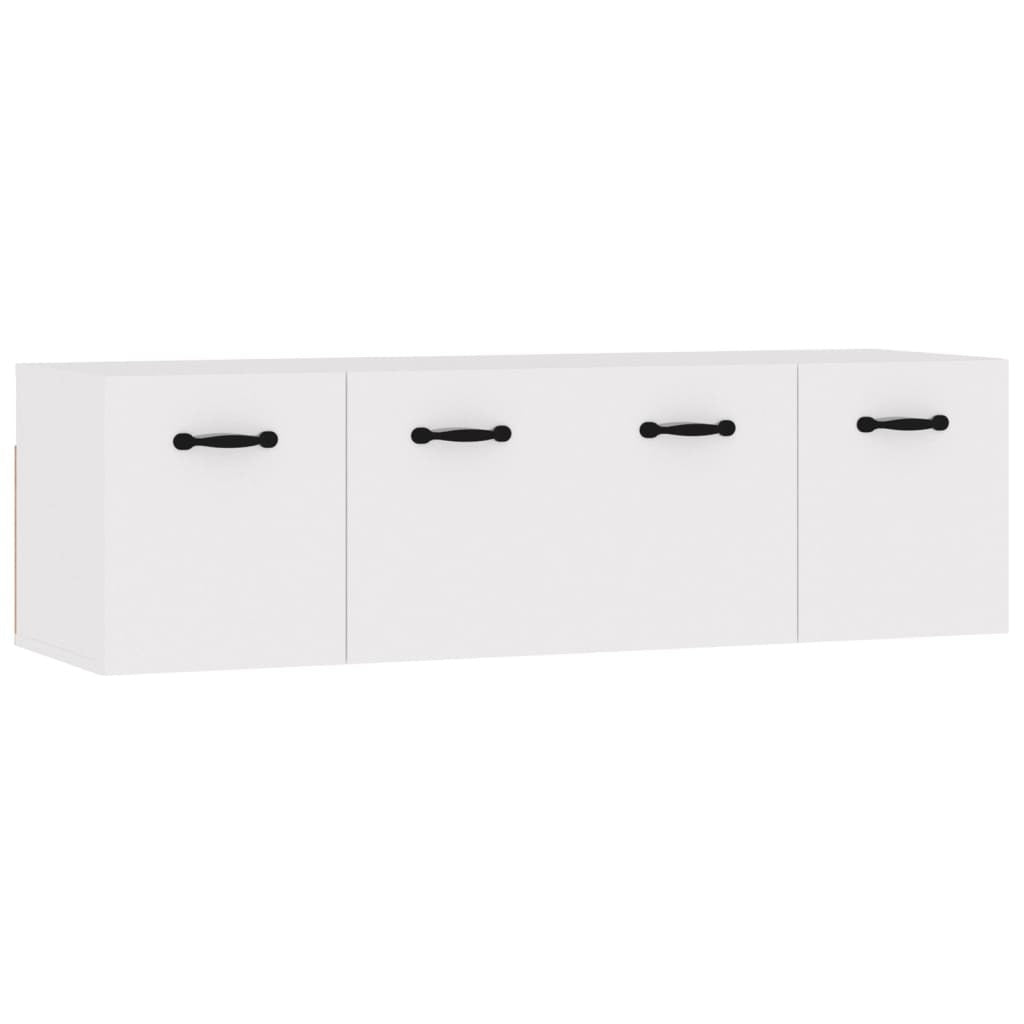 Wall Cabinets 2 pcs White 80x35x36.5 cm Engineered Wood
