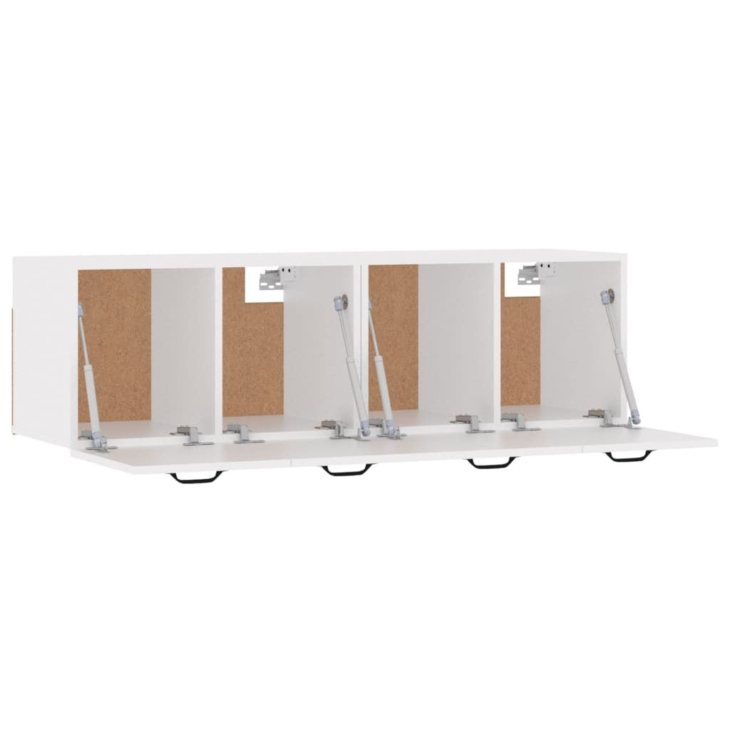 Wall Cabinets 2 pcs White 80x35x36.5 cm Engineered Wood