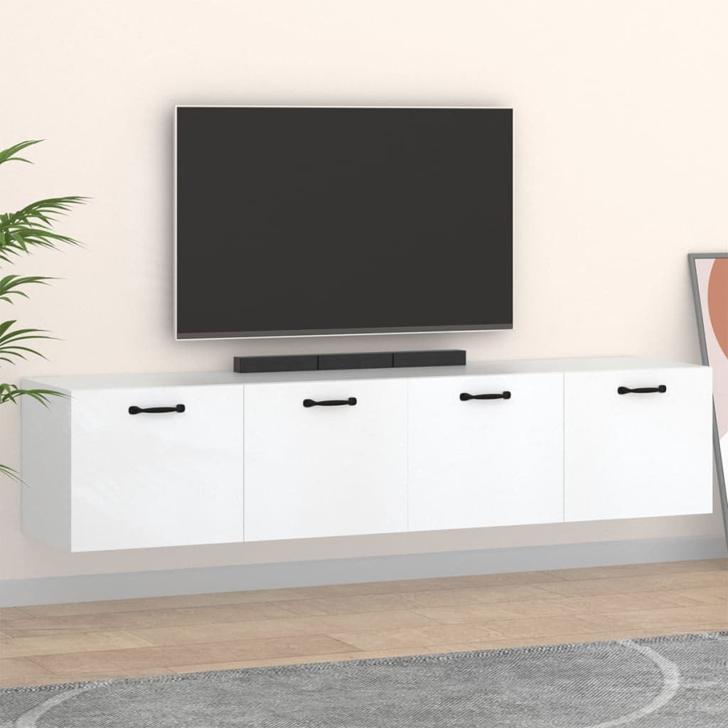 Wall Cabinets 2 pcs White 60x36.5x35 cm Engineered Wood