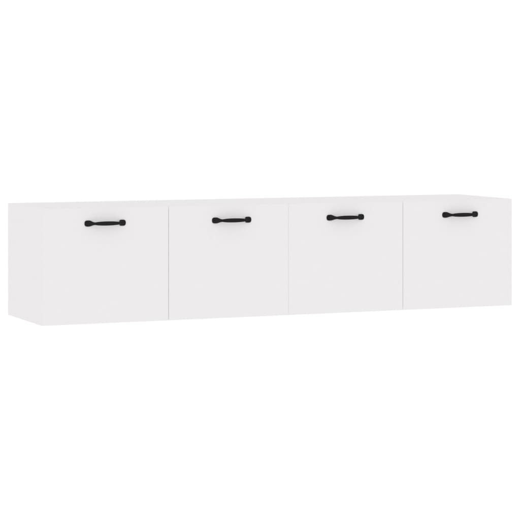 Wall Cabinets 2 pcs White 60x36.5x35 cm Engineered Wood