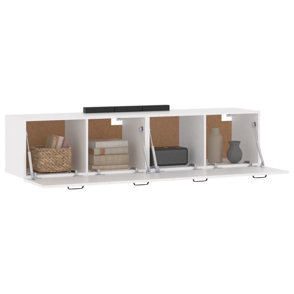 Wall Cabinets 2 pcs White 60x36.5x35 cm Engineered Wood