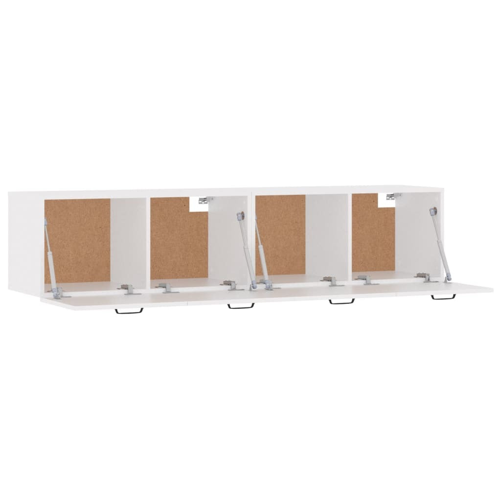 Wall Cabinets 2 pcs White 60x36.5x35 cm Engineered Wood