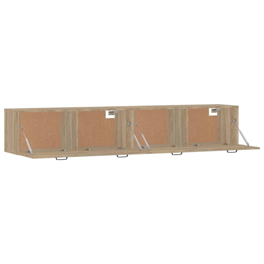 Wall Cabinets 2 pcs Sonoma Oak 100x36.5x35 cm Engineered Wood