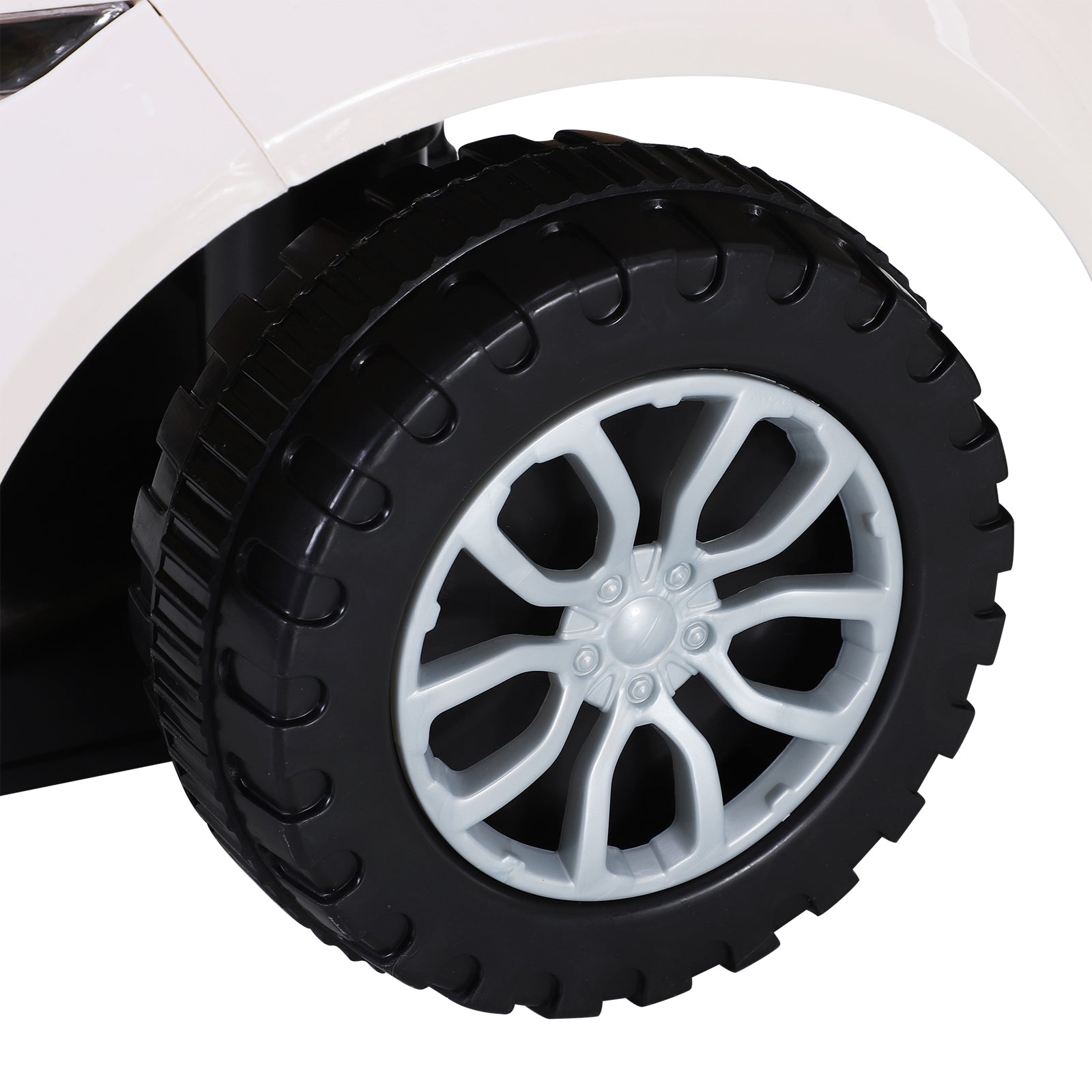 3-in-1 Ride On Car Foot To Floor Slider Toddler w/ Horn Steering White