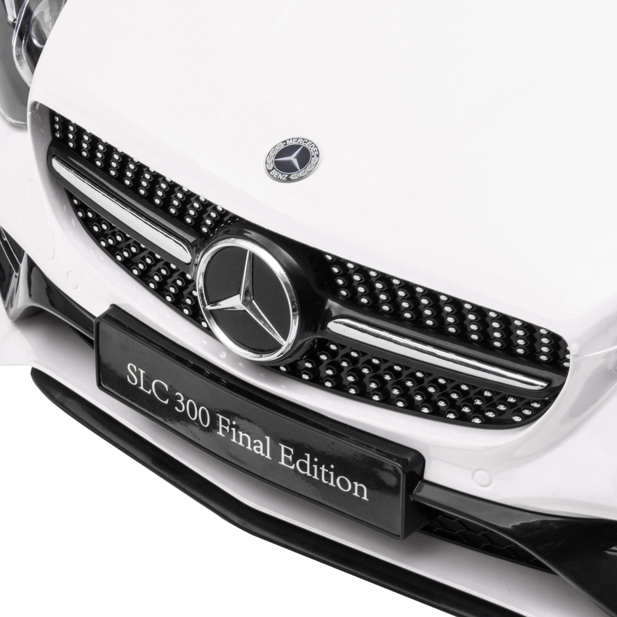Benz 12V Kids Electric Ride On Car W/ Remote Control Music White
