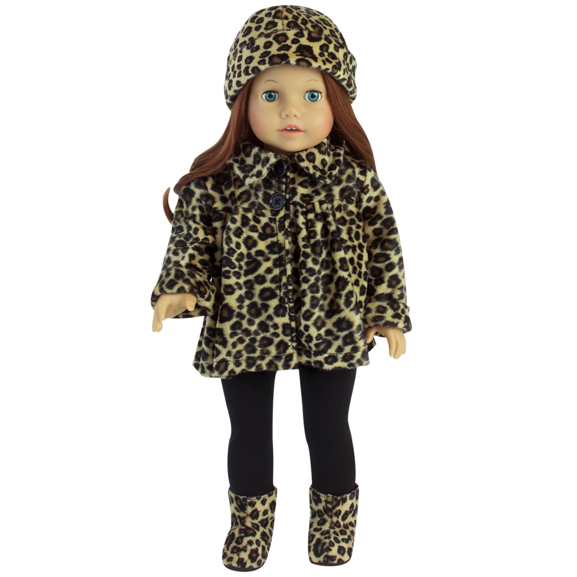 4 Piece Baby Dolls Clothes Set & Doll Shoes, 18