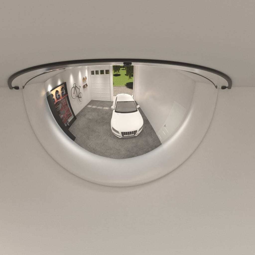 Half Domed Traffic Mirrors 2 pcs 80 cm Acrylic
