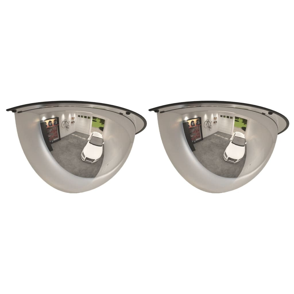 Half Domed Traffic Mirrors 2 pcs 80 cm Acrylic