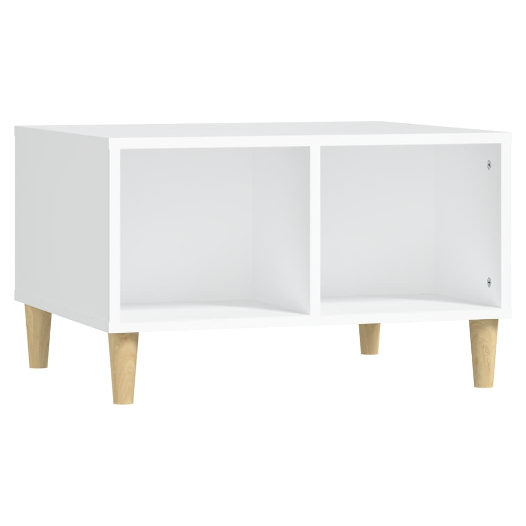 vidaXL Coffee Table White 60x50x36.5 cm Engineered Wood