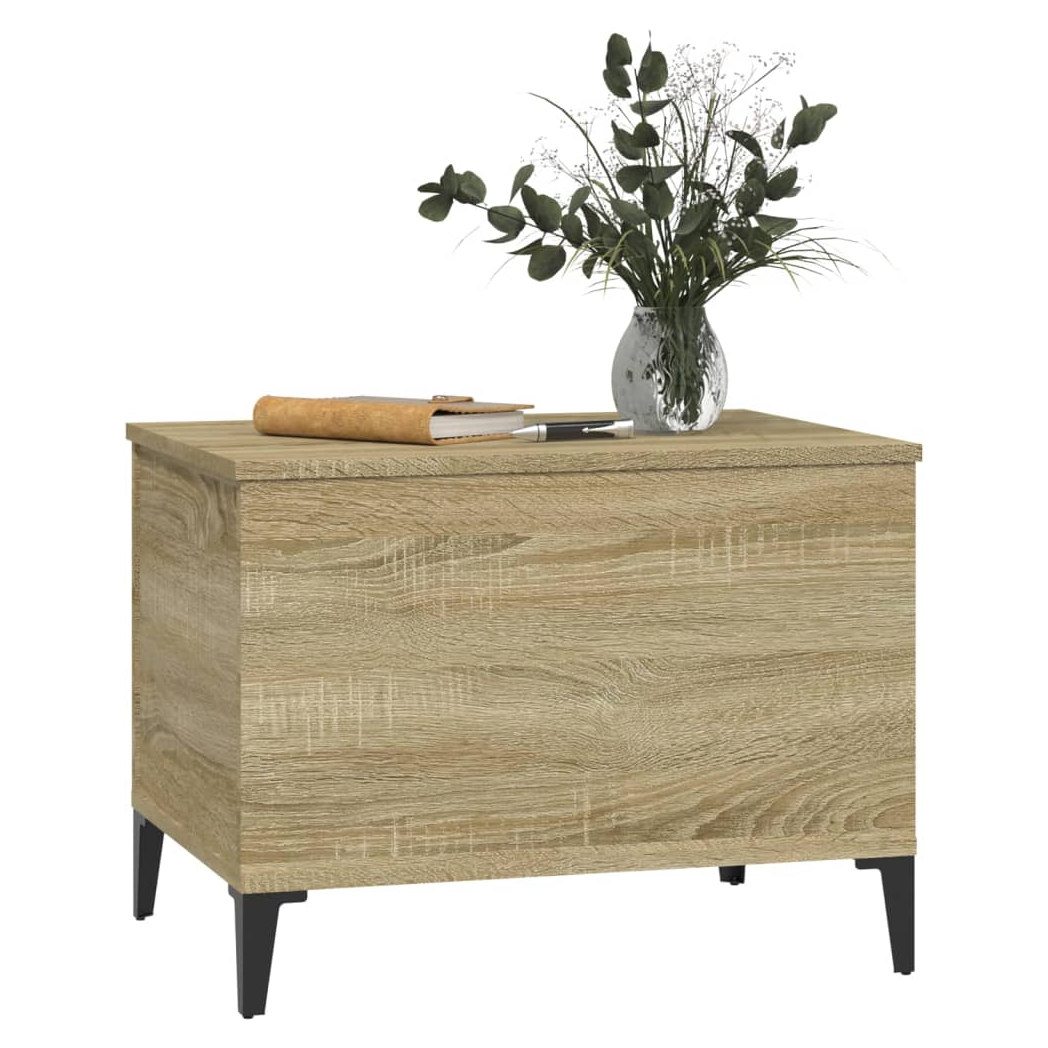 vidaXL Coffee Table Sonoma Oak 60x44.5x45 cm Engineered Wood