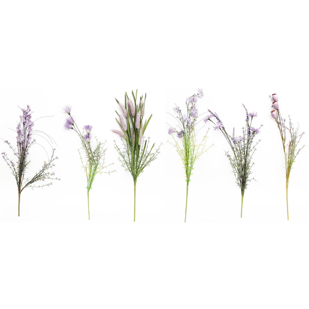 Purple Wild Flower Stem