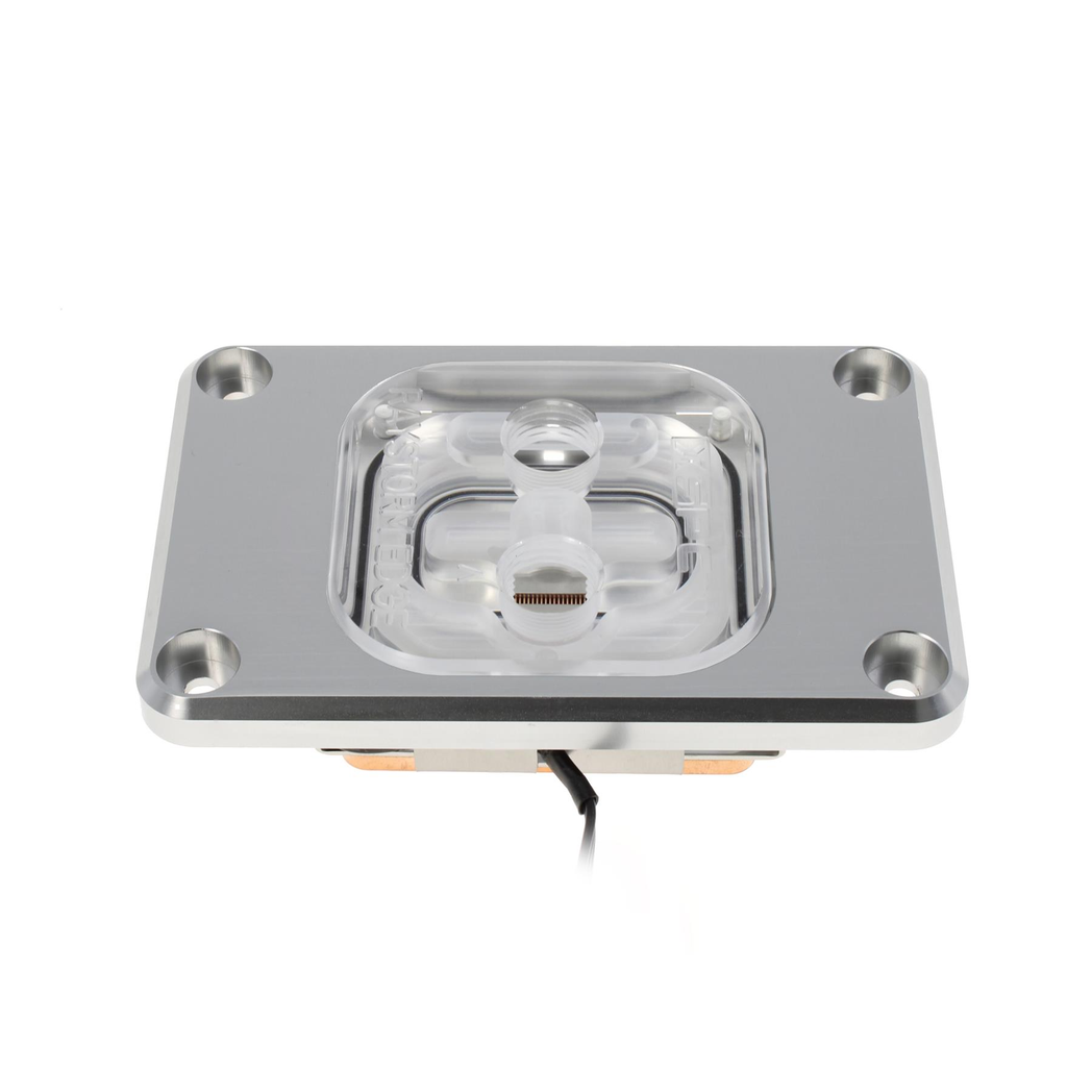 XSPC RayStorm EDGE aRGB CPU Waterblock AMD AM4 / AM5 - Silver