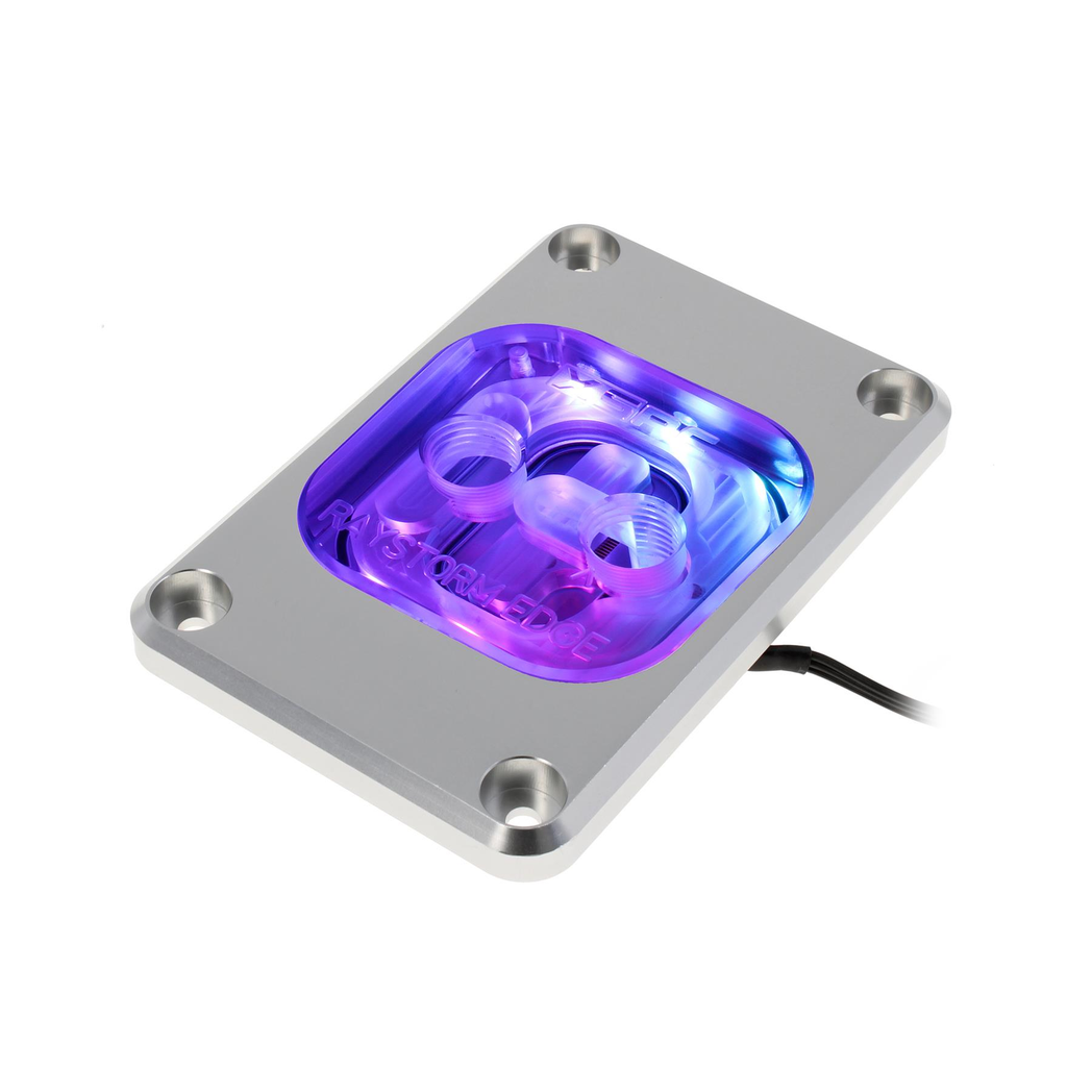 XSPC RayStorm EDGE aRGB CPU Waterblock AMD AM4 / AM5 - Silver