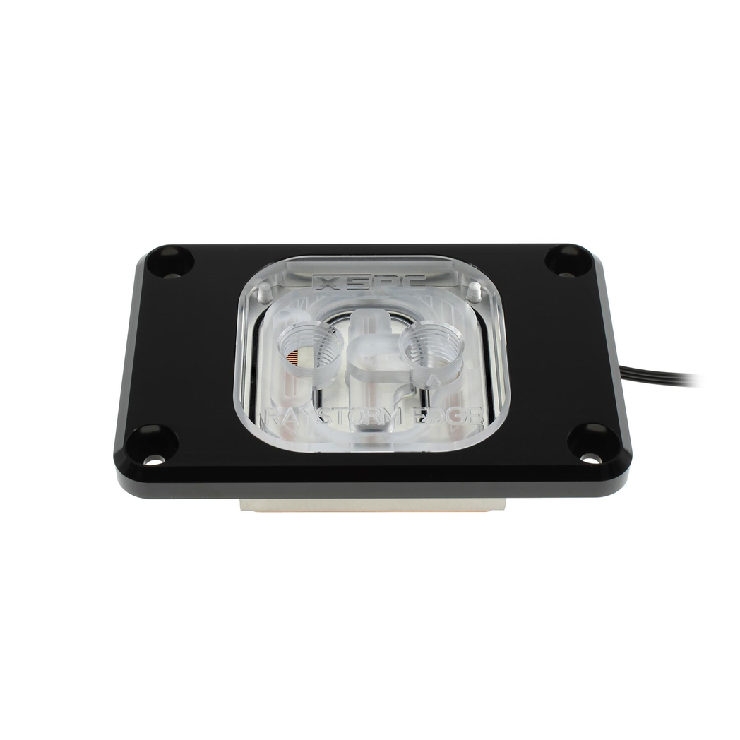 XSPC RayStorm EDGE aRGB CPU Waterblock AMD AM4 / AM5 - Black