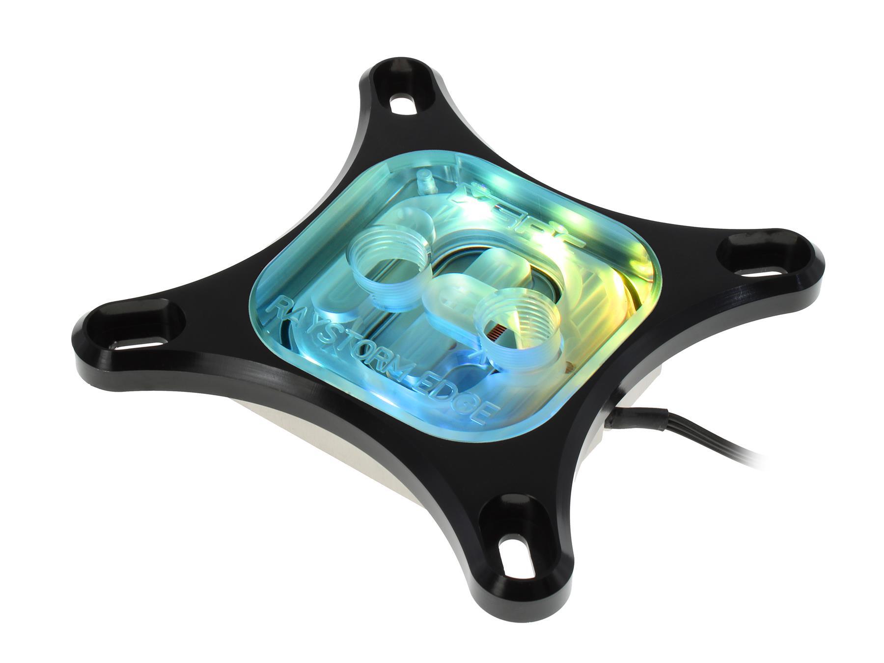 XSPC RayStorm EDGE aRGB CPU Waterblock INTEL - Black