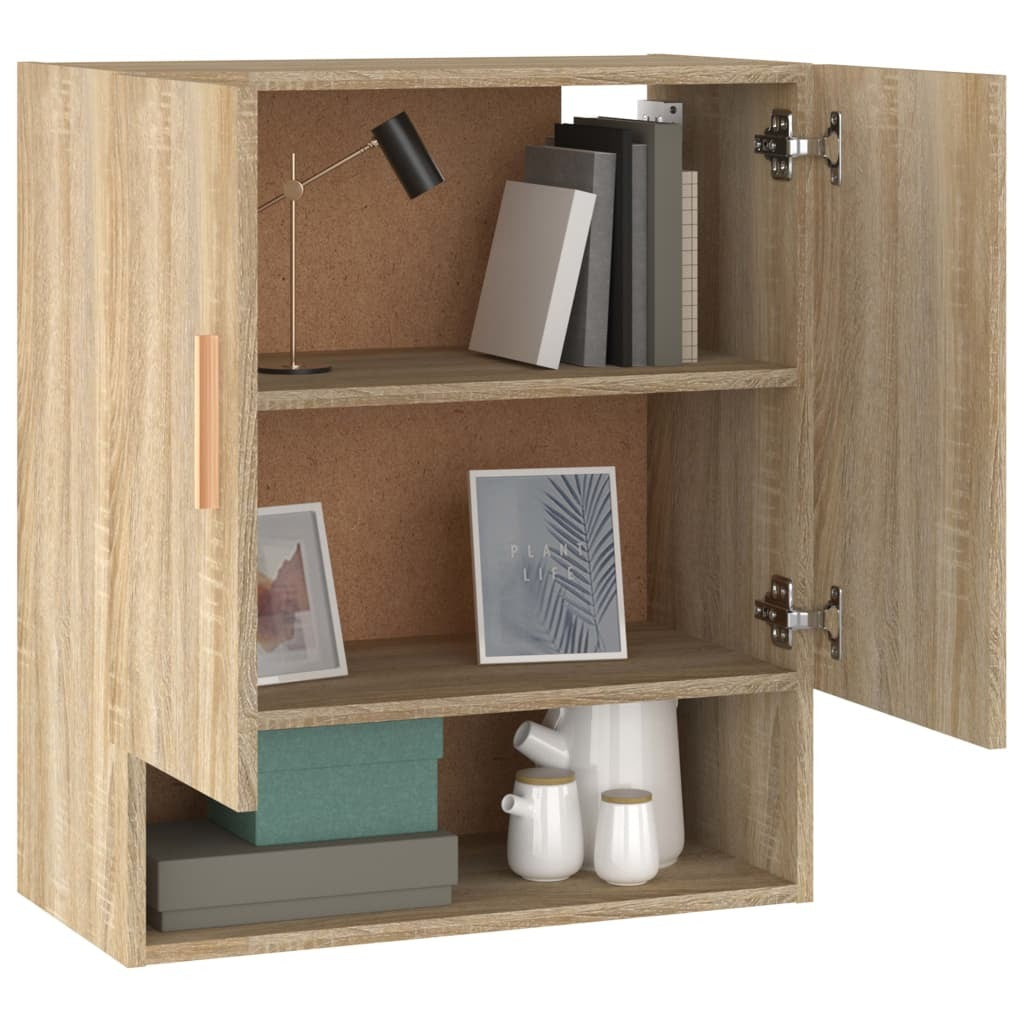 Wall Cabinet Sonoma Oak 60x31x70 cm Engineered Wood