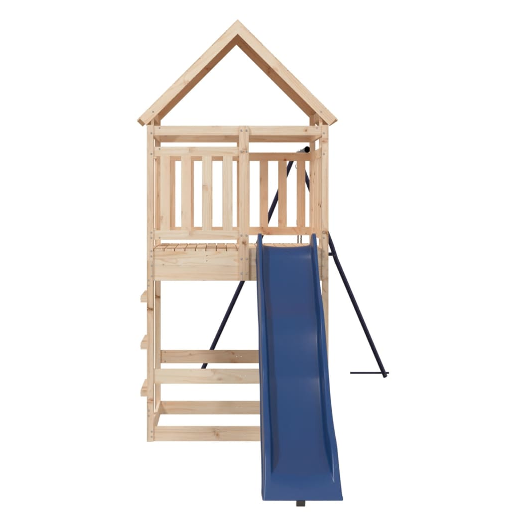 Outdoor Playset Solid Wood Pine