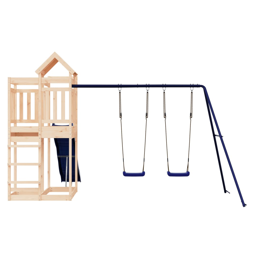 Outdoor Playset Solid Wood Pine