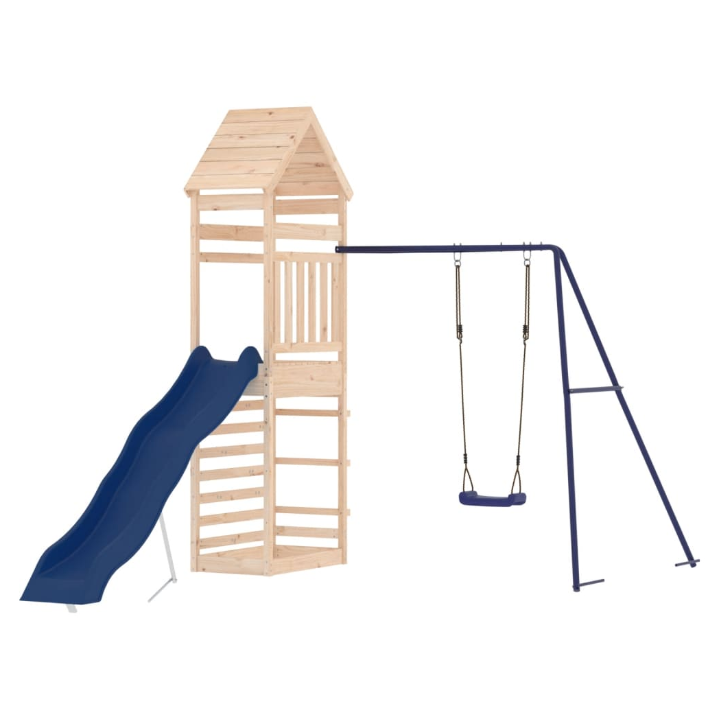 Outdoor Playset Solid Wood Pine