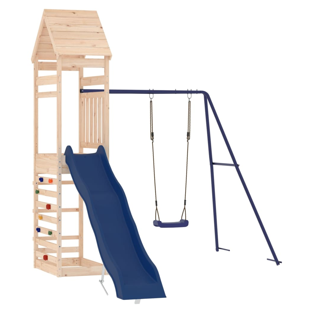 Outdoor Playset Solid Wood Pine