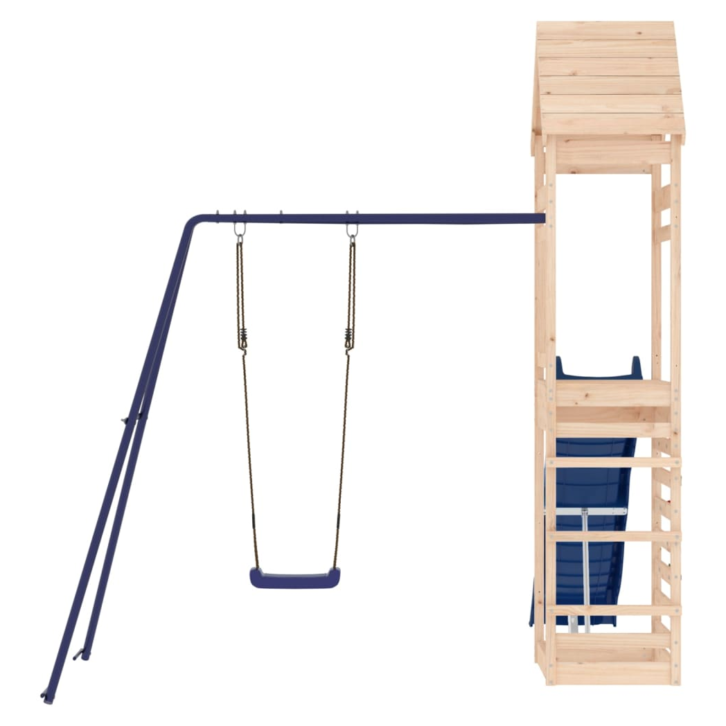 Outdoor Playset Solid Wood Pine