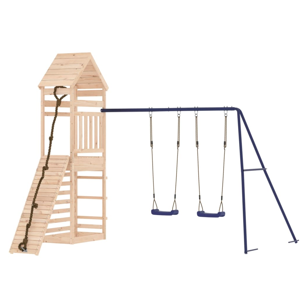 Outdoor Playset Solid Wood Pine