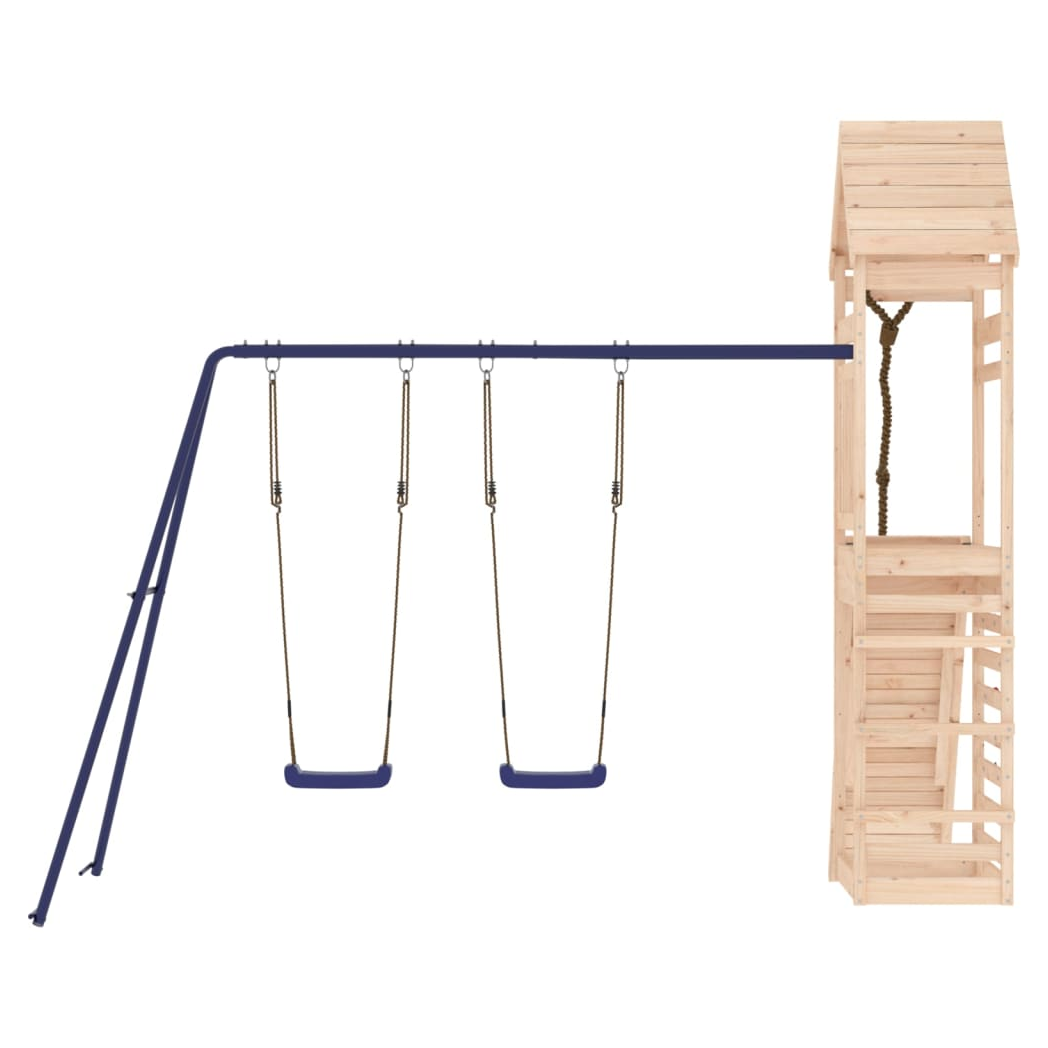 Outdoor Playset Solid Wood Pine