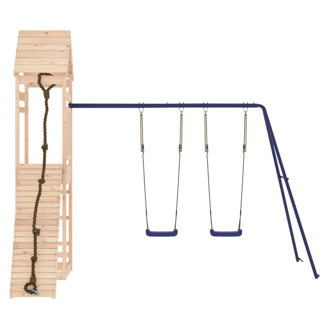 Outdoor Playset Solid Wood Pine
