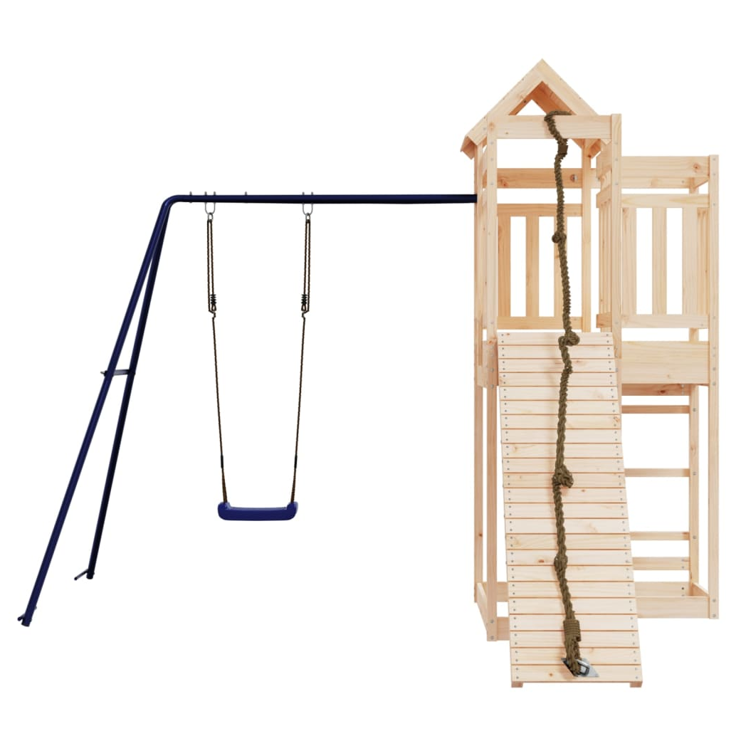 Outdoor Playset Solid Wood Pine