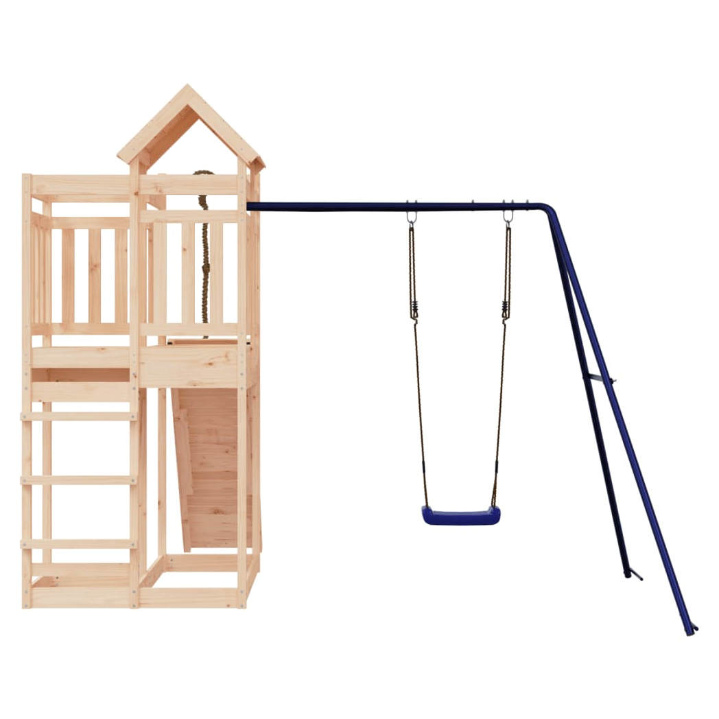 Outdoor Playset Solid Wood Pine