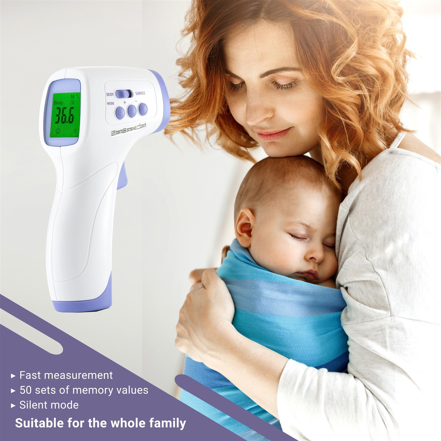 Purple Thermometer - 2pc