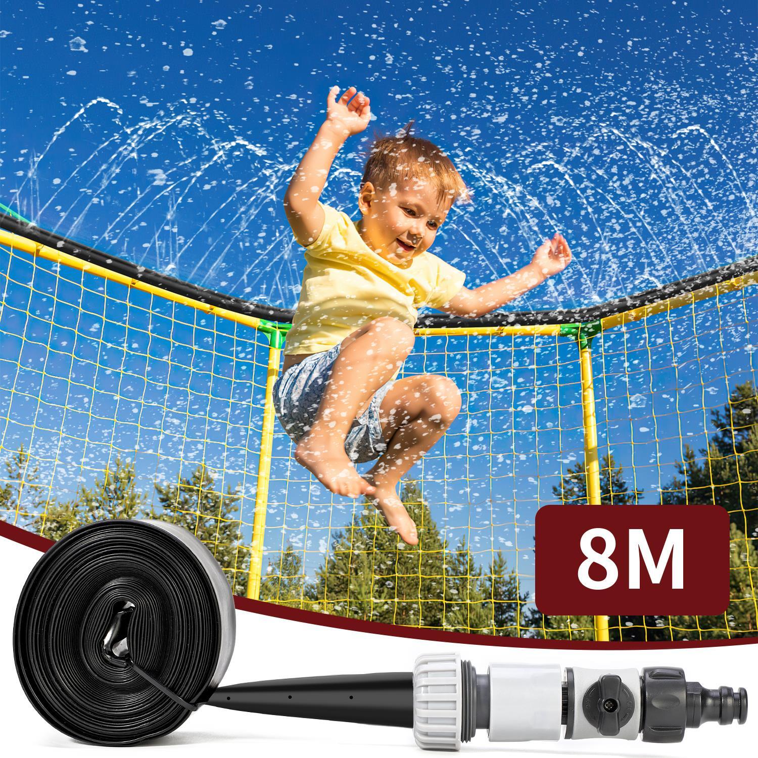 8M/26FT Trampoline Sprinkler, Outdoor Waterpark Hose Water Sprayer